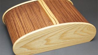 箱根寄木細工　楕円（スダレ）