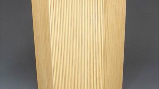 箱根寄木細工　六角くず入れ（ストライプ）