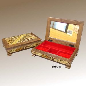 9寸ダイヤ型宝石箱（小寄木）